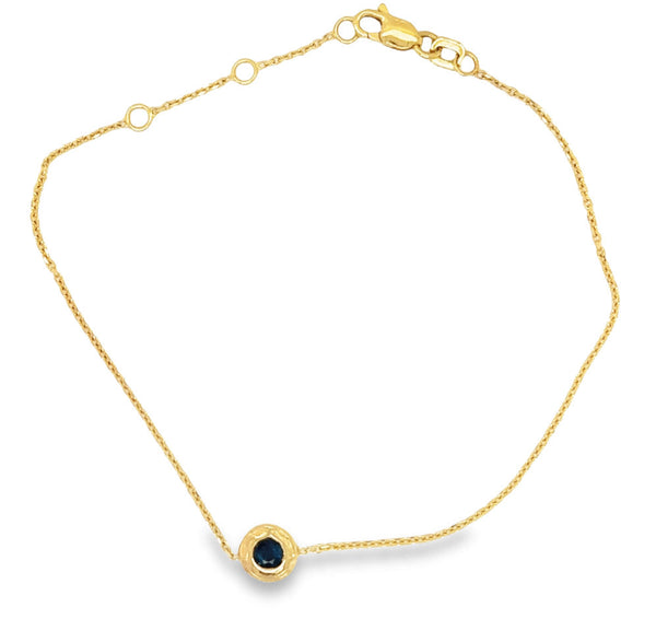 Dainty Chain - Sapphire
