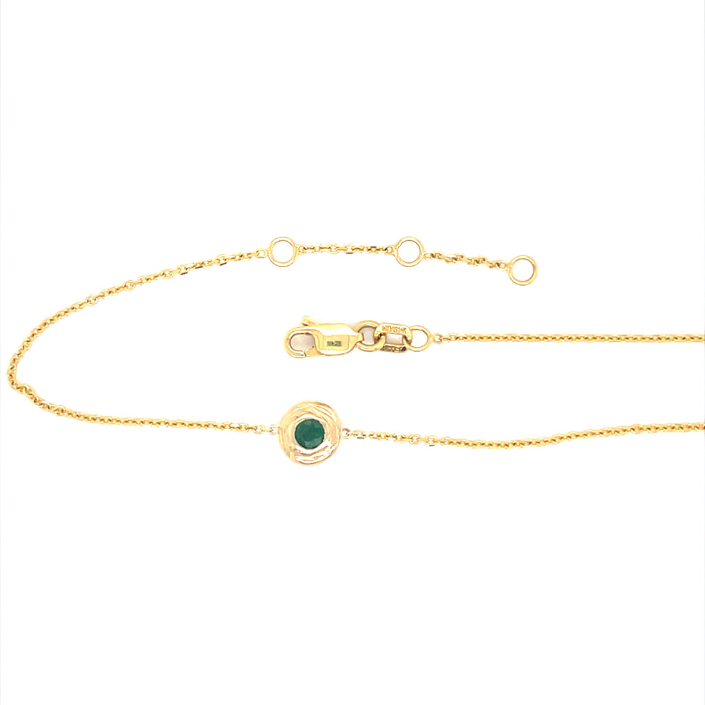 Dainty Chain - Emerald