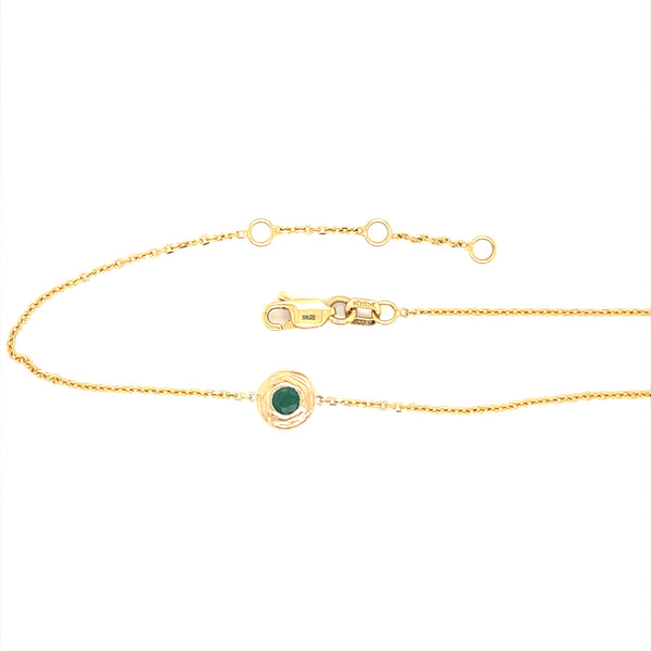 Dainty Chain - Emerald